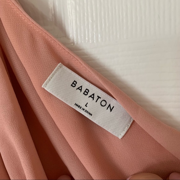 Aritzia Babaton Pink V-neck Warren Cami - Picture 5 of 10